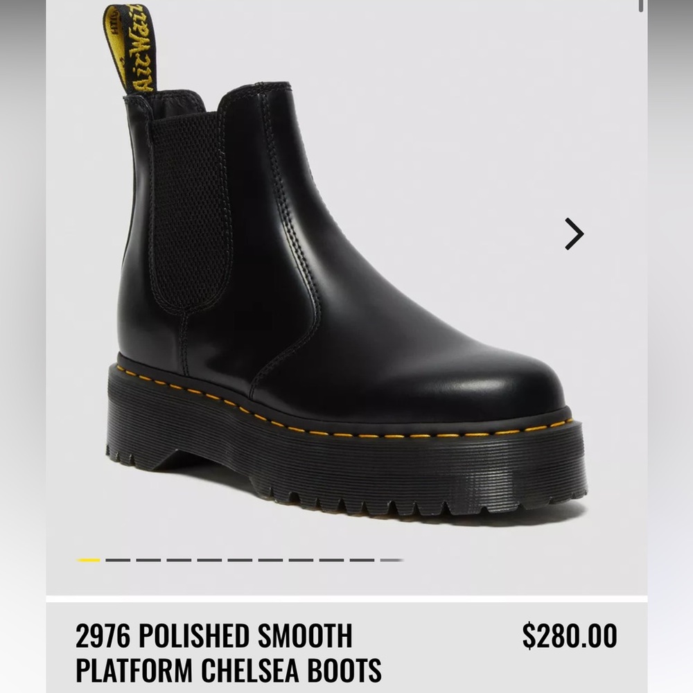 Doc martens platform Chelsea boot